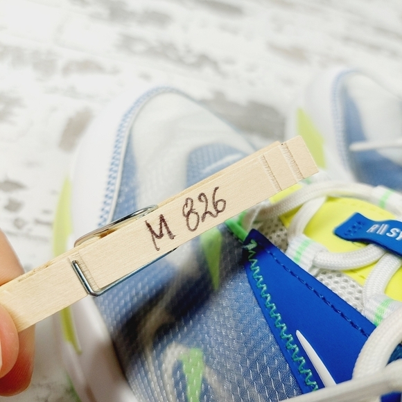 Puma RS Fast Paradise White Blue Lace Up Running Athletic Low Top Sneakers M826 - Picture 9 of 9